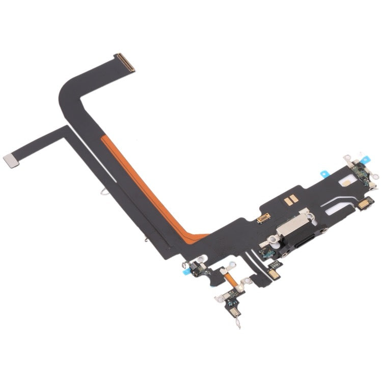 Pour iPhone 13 Pro Max câble flexible de port de charge (noir)