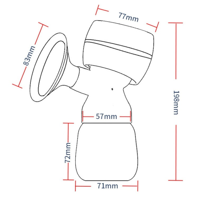 Tire-lait électrique avec écran LED intelligent - Compact et éco-responsable