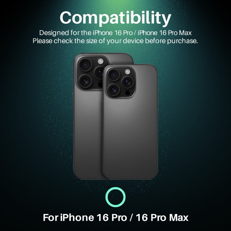 Pour iPhone 16 Pro / 16 Pro Max
NORTHJO Protecteur d'objectif d'appareil photo CD
Veins Film en verre trempé 3D (noir)