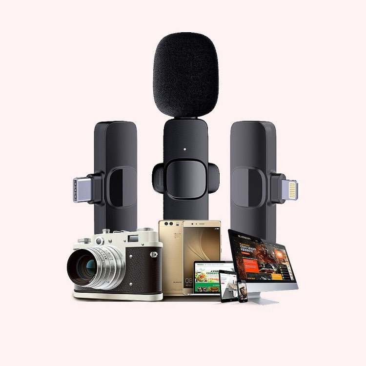 Lavalier Microphone sans fil Téléphone mobile Live
Video Tir de tir petit microphone, Spécifications: 8
broches directes 1 à 2
