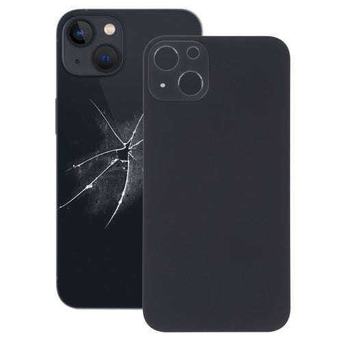 Remplacement facile Big Caméra Hole Back Back Housse de batterie pour iPhone 13 avec logo