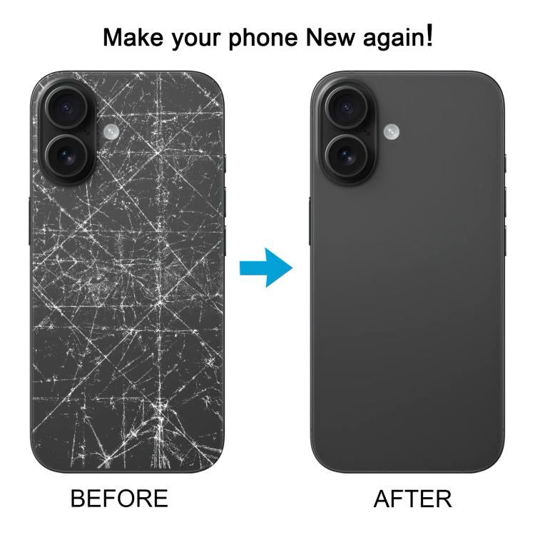 Coque arrière avec aspect imitation iP16 pour iPhone XR avec logo