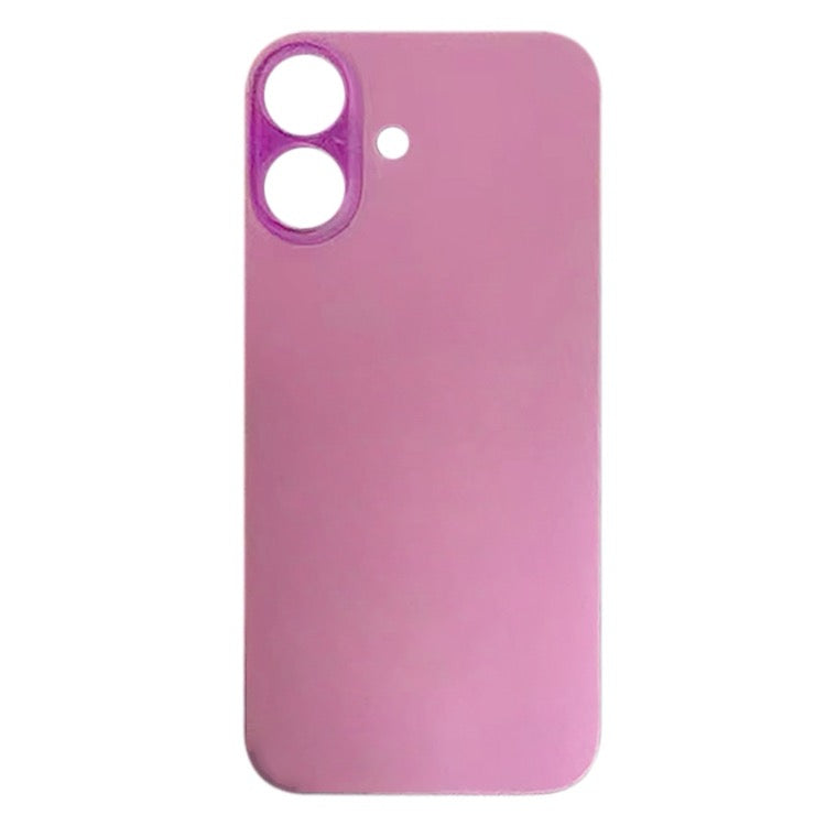 Vitre Arrière en Verre de Remplacement pour iPhone 16 - Réparation Facile et Compatible (Rose)