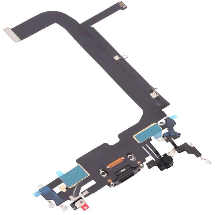 Pour iPhone 13 Pro Max câble flexible de port de charge (noir)
