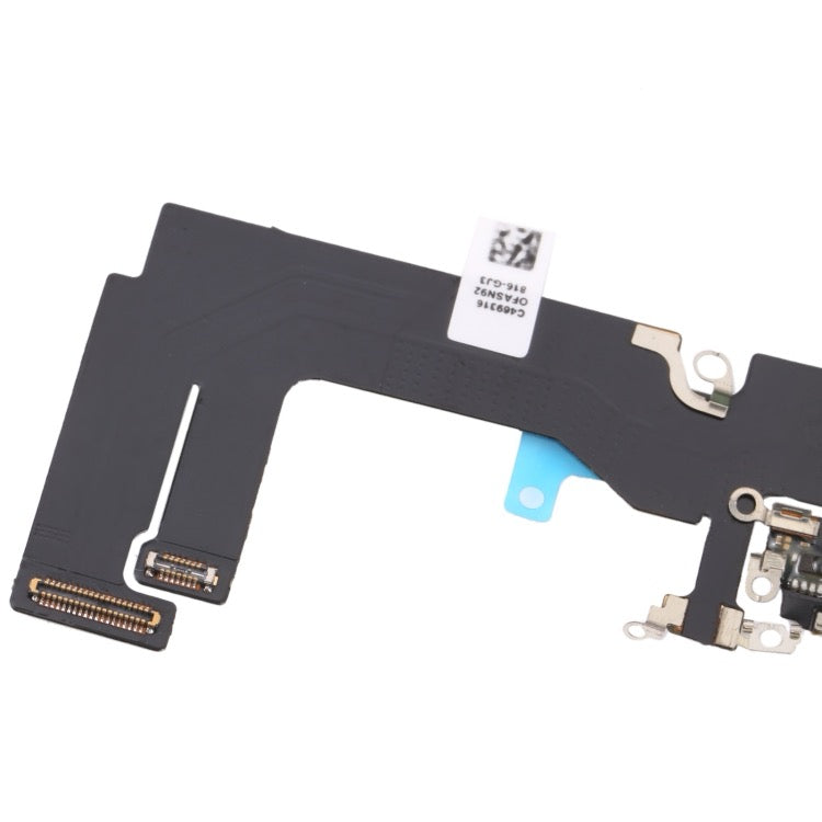 Pour iPhone 13 mini câble flexible de port de charge (noir)