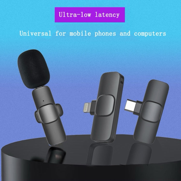 Lavalier Microphone sans fil Téléphone mobile Live
Video Tir de tir petit microphone, Spécifications: 8
broches directes 1 à 2