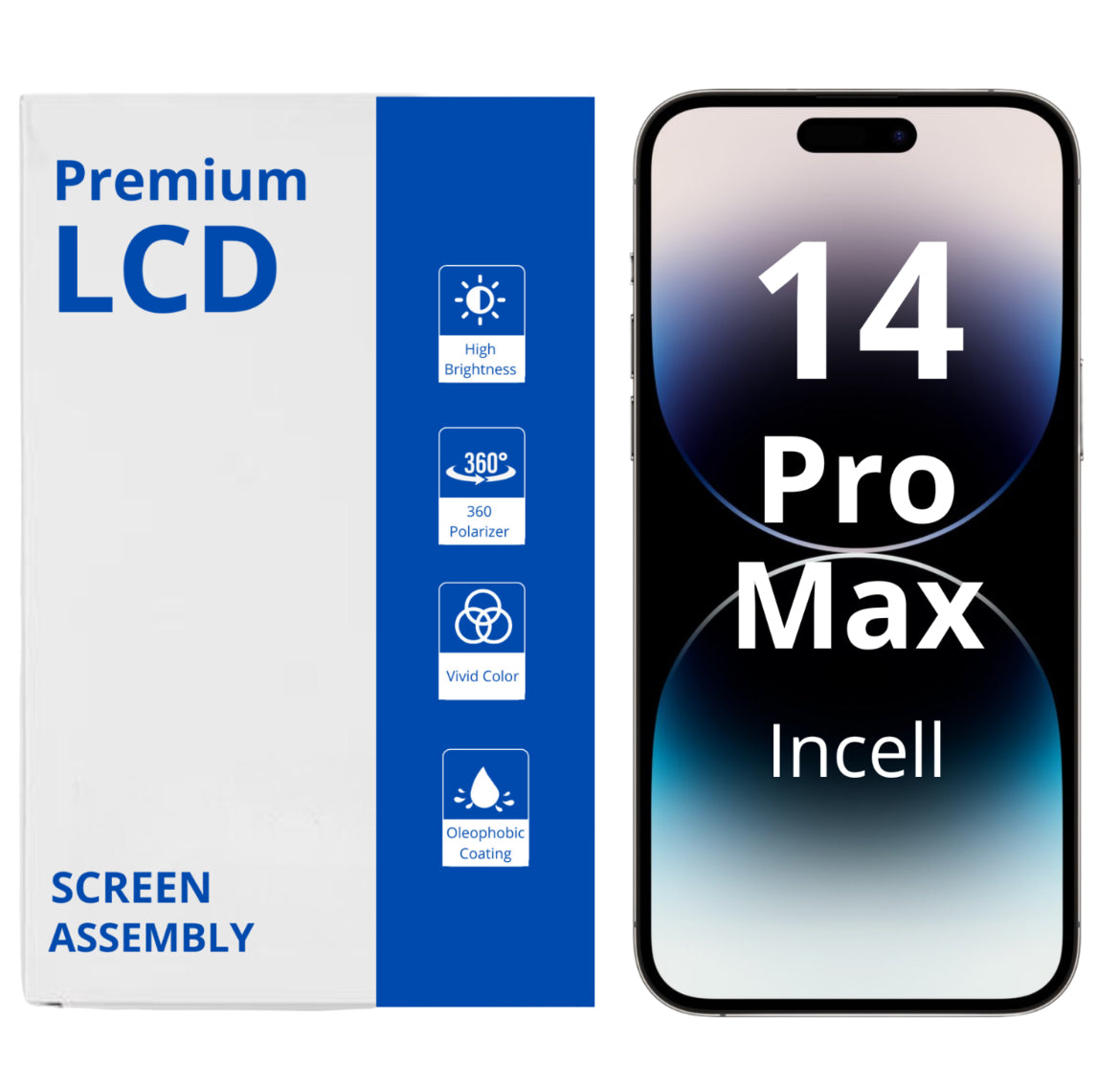Écran LCD Excellent
Assemblage pour iPhone 14 Pro Max
Incell