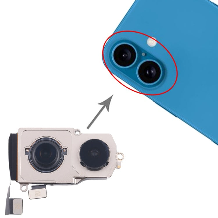 Pièce de Rechange pour Caméra Arrière iPhone 16 – Remplacement Facile et Fiable