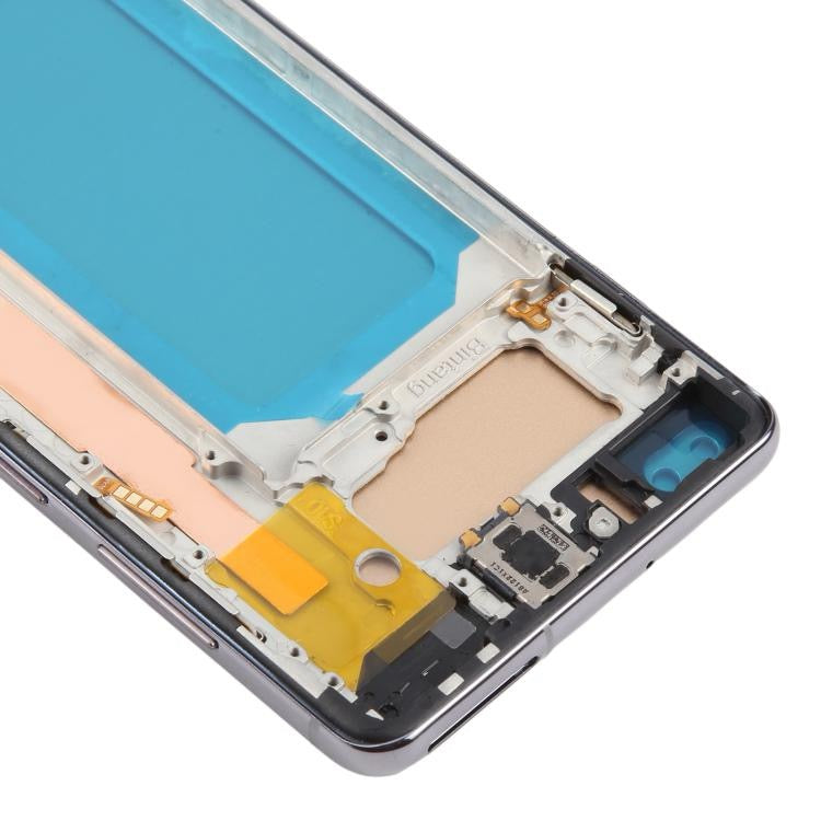 Écran LCD TFT pour Samsung Galaxy S10+ SM-G975 Assemblage complet du numériseur avec cadre, ne prenant pas en charge l'identification des empreintes digitales (Noir)
