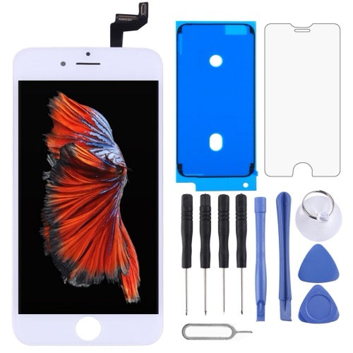 Écran LCD TFT pour iPhone 6s Digitizer Assemblage complet avec cadre (Blanc)