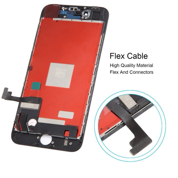 Écran iPhone 8 avec emballage complet (noir) - Wakeshopes
