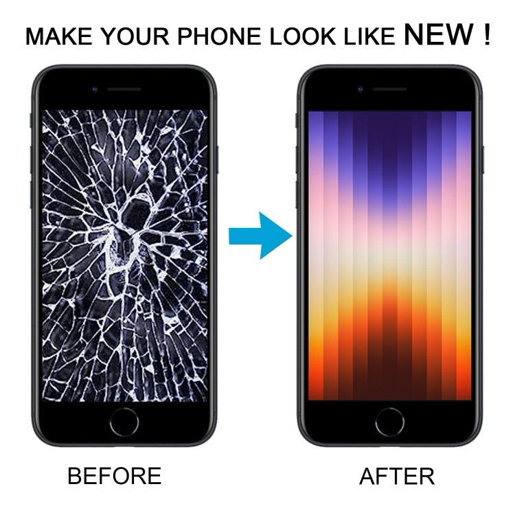 Écran iPhone 8 avec emballage complet (noir) - Wakeshopes
