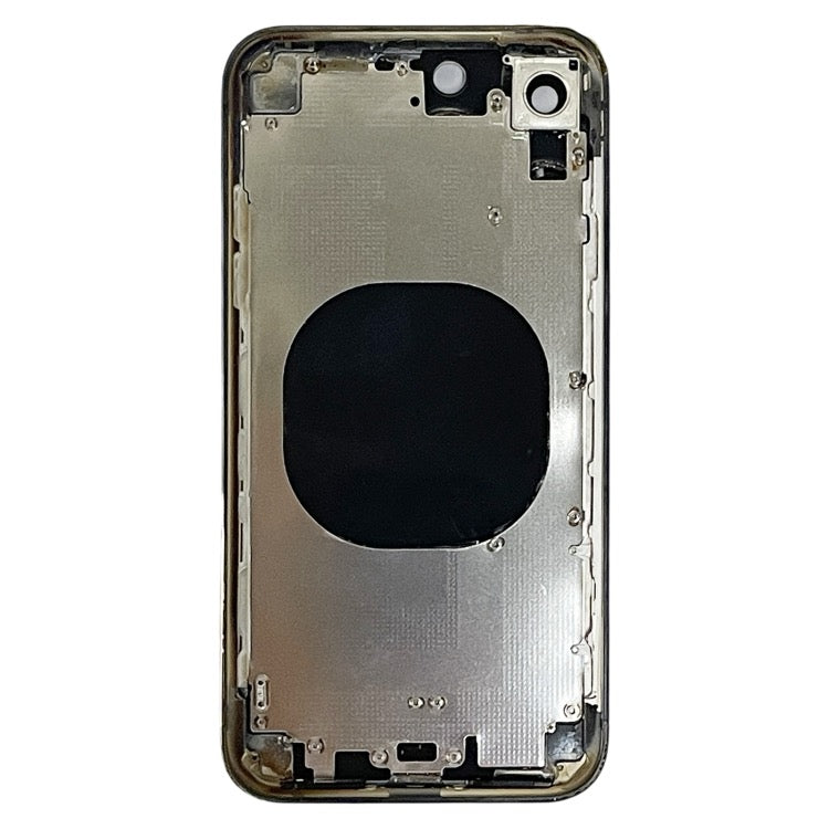 Châssis arrière avec apparence imitation de l'iP15 Pro pour iPhone XR avec logo (gris titane )