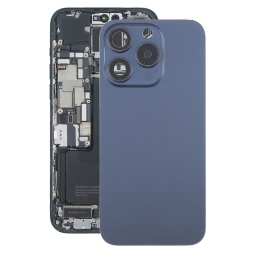 Pour iPhone 15 pro vitre arrière de la batterie avec couvercle d'objectif d'appareil photo + aimant MagSafe - Wakeshopes