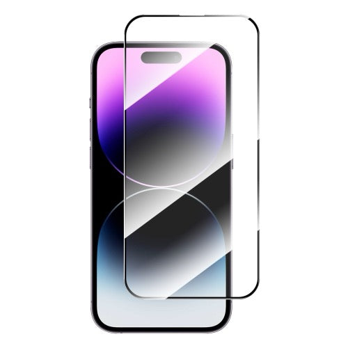 Pour iPhone 16 Film de verre trempé à haute teneur en aluminium-silicium à colle complète - Wakeshopes
