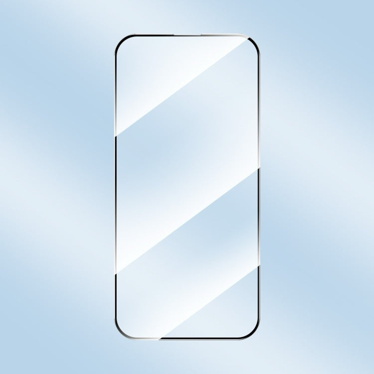 Pour iPhone 16 Film de verre trempé à haute teneur en aluminium-silicium à colle complète - Wakeshopes