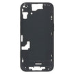 Pour iPhone 15 Cadre central Plaque de lunette avec touches latérales + plateau de carte, Version : Version CE UE (Noir)