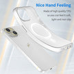 Pour iPhone 16 MagSafe givré translucide TPU + PC coque de téléphone à couverture complète (blanc)