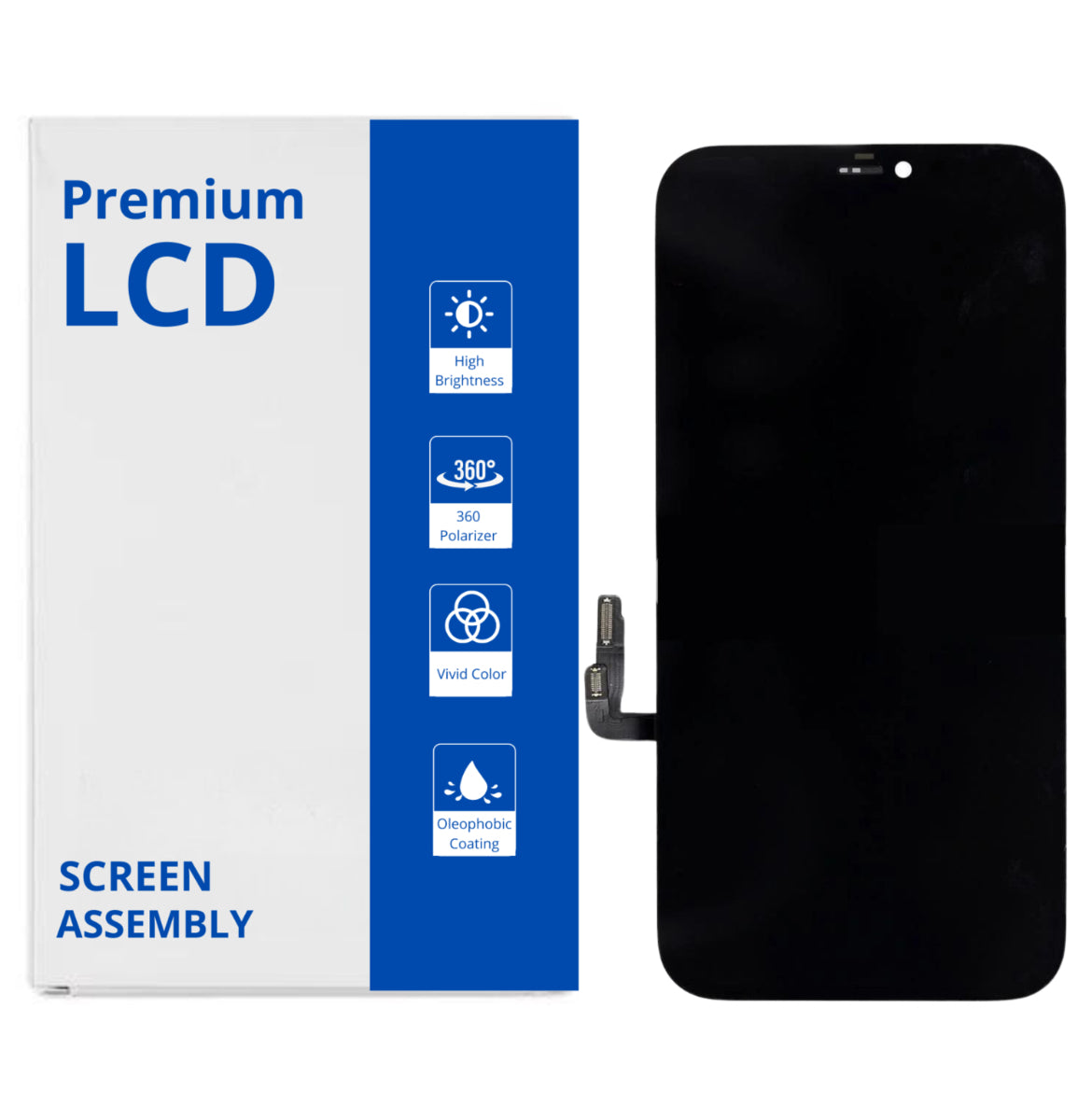 Écran iPhone 12 LCD Premium – Remplacement Haute Qualité & 100 % Compatible | Wakeshopes
