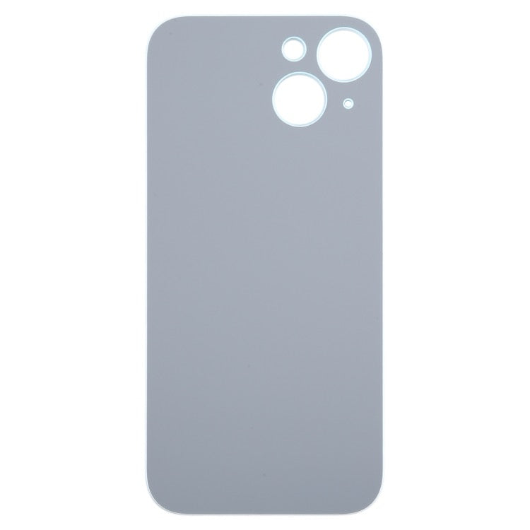 Pour iPhone 15 Remplacement facile Grand trou de caméra Couvercle de batterie arrière en verre (Bleu)