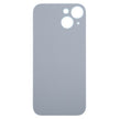 Pour iPhone 15 Remplacement facile Grand trou de caméra Couvercle de batterie arrière en verre (Bleu)