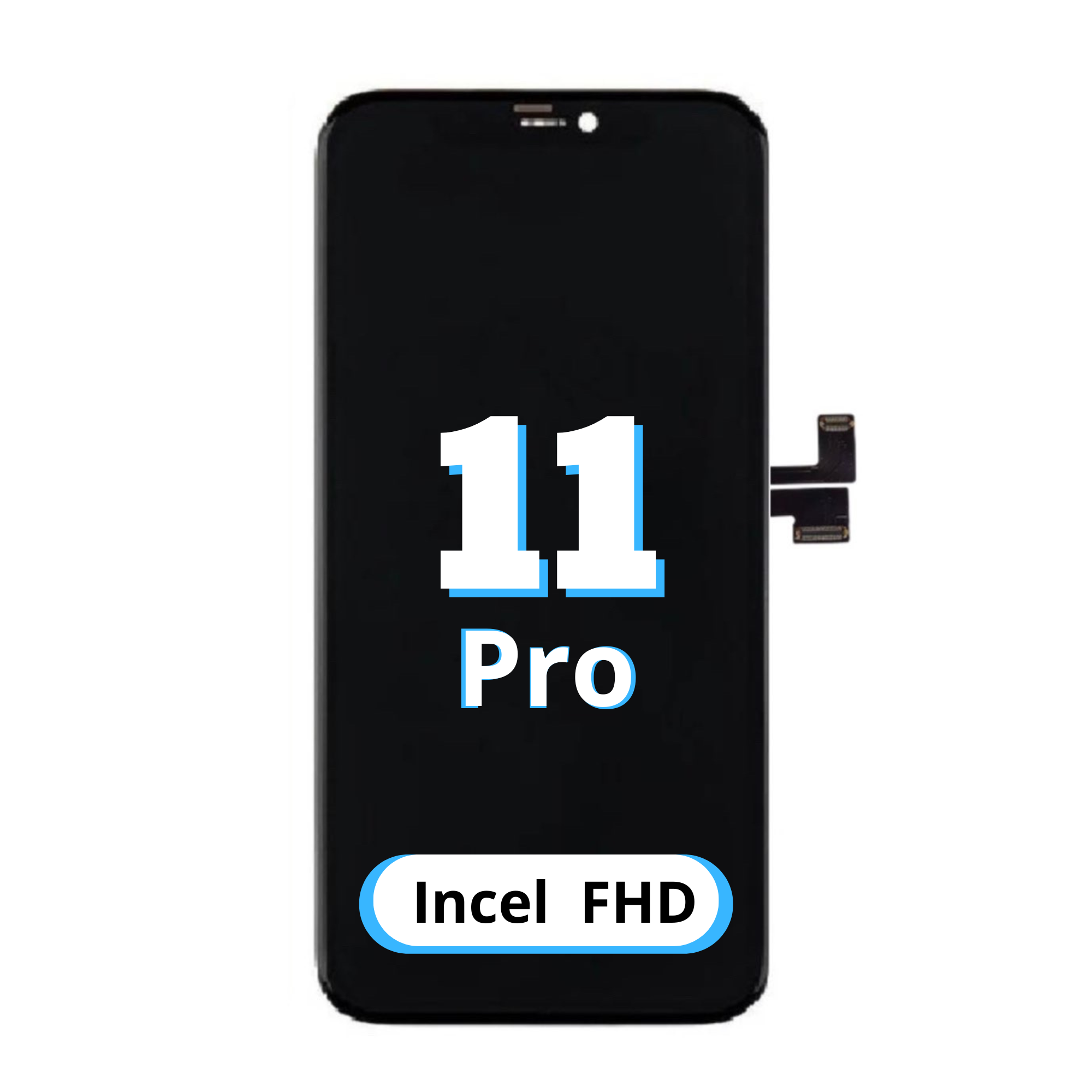 Écran iPhone 11 Pro – Incell FHD (Support IC Remove)