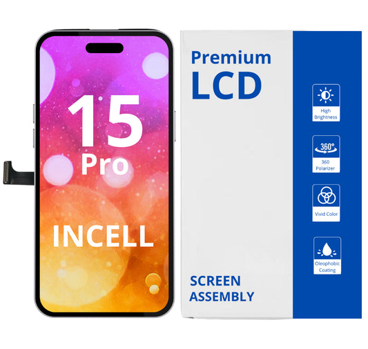 Écran LCD Excellent
Assemblage pour iPhone 15 Pro 
Incell