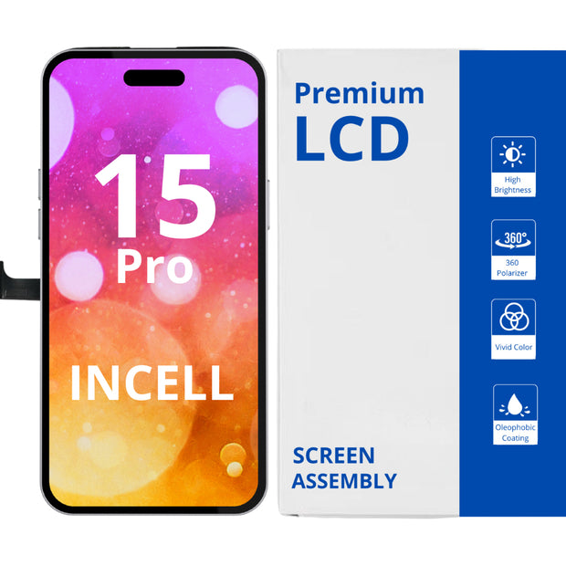 Écran LCD Excellent
Assemblage pour iPhone 15 Pro 
Incell