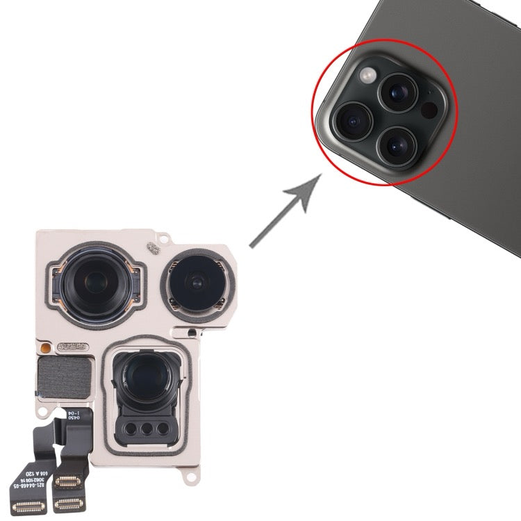 Caméra arrière pour iPhone 15 Pro Max