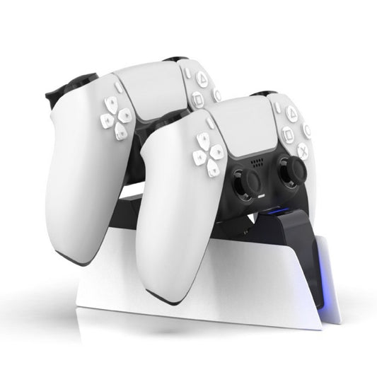 Pour PS5 Gamepad Charger Dual Dock
Charger (Blanc)