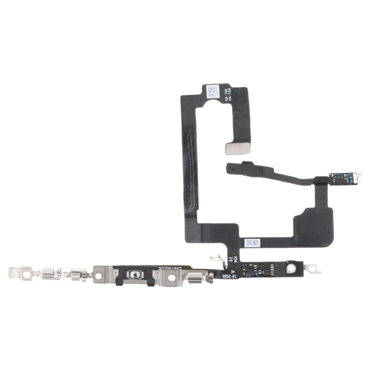 Pour iPhone 15 Bouton d'alimentation et câble flexible Bluetooth