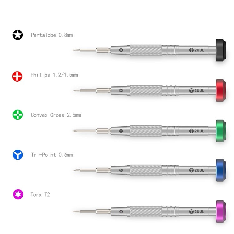 Jeu de tournevis flyshaft coloré 2UUL