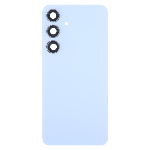 Pour Samsung Galaxy S24 SM-S921B Couvercle arrière de batterie OEM avec couvercle d'objectif d'appareil photo (bleu)