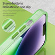 Pour iPhone 16 MagSafe givré translucide TPU + PC coque de téléphone à couverture complète (Vert)