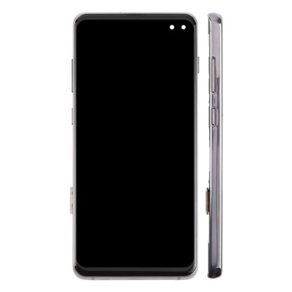 Écran LCD TFT pour Samsung Galaxy S10+ SM-G975 Assemblage complet du numériseur avec cadre, ne prenant pas en charge l'identification des empreintes digitales (Noir)