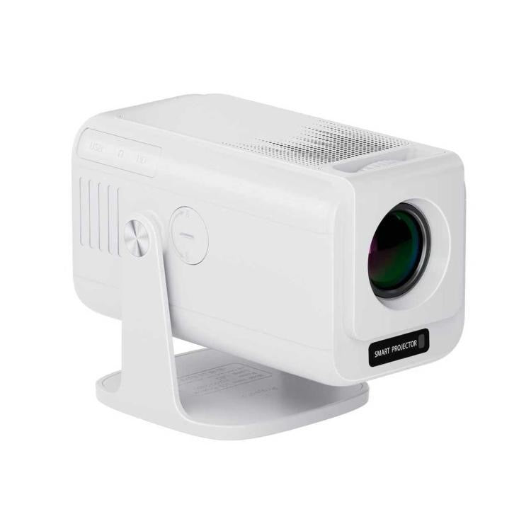 Projecteur intelligent portable V1 à mise au point manuelle, écran LCD 3 pouces, résolution 1920 x 1080p, fréquence de rafraîchissement de 270 Hz, système d'exploitation Android 13, type de prise EU  (blanc)