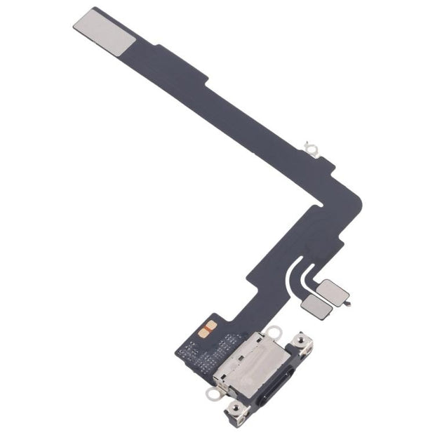 Câble flexible de port de charge pour iPhone 16 Pro Max (noir)