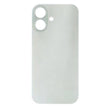Vitre Arrière en Verre de Remplacement pour iPhone 16 Plus - Réparation Facile et Compatible (Blanc) avec logo