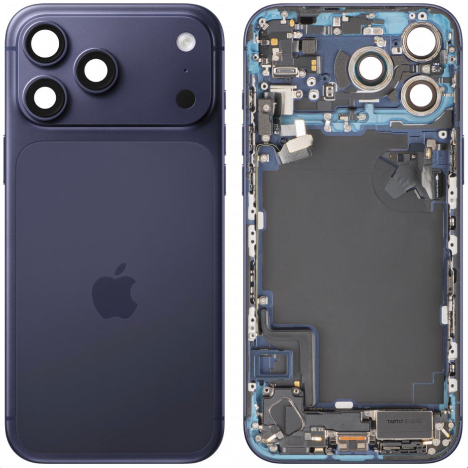 Châssis iPhone 17 Pro Max Bleu – Haute Qualité original
