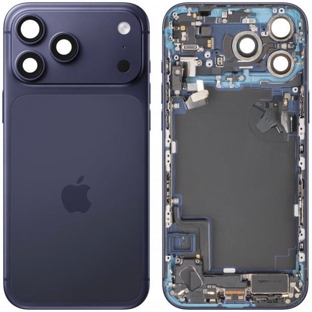 Châssis iPhone 17 Pro Max Bleu – Haute Qualité original