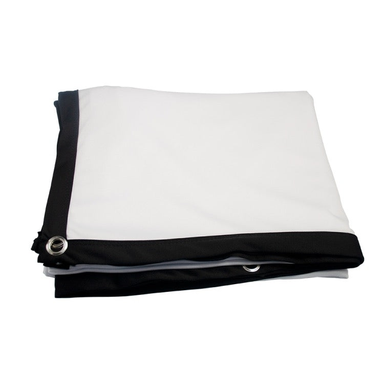 Rideau de film de projecteur en polyester de soie de lait pliable, taille : 100 pouces (16:9) zone de projection : 186 x 105 cm