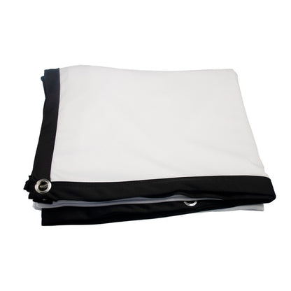 Rideau de film de projecteur en polyester de soie de lait pliable, taille : 100 pouces (16:9) zone de projection : 186 x 105 cm