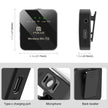 PULUZ Microphone cravate sans fil PULUZ 2 TX +
1 RX (noir)