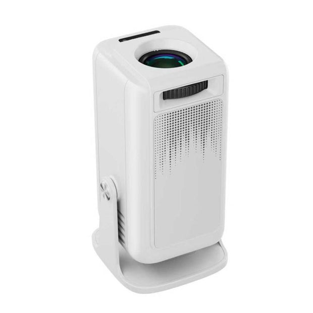 Projecteur intelligent portable V1 à mise au point manuelle, écran LCD 3 pouces, résolution 1920 x 1080p, fréquence de rafraîchissement de 270 Hz, système d'exploitation Android 13, type de prise EU  (blanc)