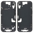 Pour iPhone 15 Cadre central Plaque de lunette avec touches latérales + plateau de carte, Version : Version
CE UE (Noir)