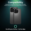 Pour iPhone 16 Pro / 16 Pro Max
NORTHJO Protecteur d'objectif d'appareil photo CD
Veins Film en verre trempé 3D (noir)