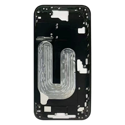 Pour iPhone 16 Cadre central Plaque de cadre (noir)