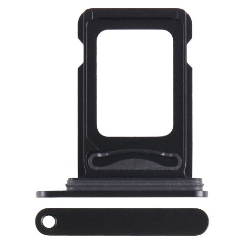 Pour iPhone 15 SIM + Plateau pour carte SIM (Noir)