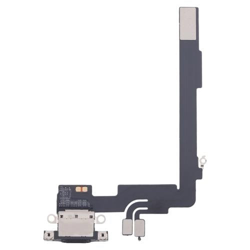 Câble flexible de port de charge pour iPhone 16 Pro Max (noir)