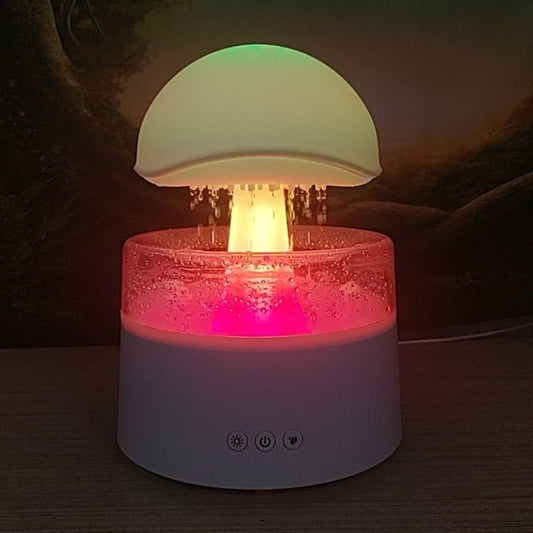 500ml Pluie Humidificateur Champignon Nuage Coloré
Lampe De Nuit Aromathérapie Machine Avec Télécommande, Style: Prise Directe USB (Blanc) - Wakeshopes